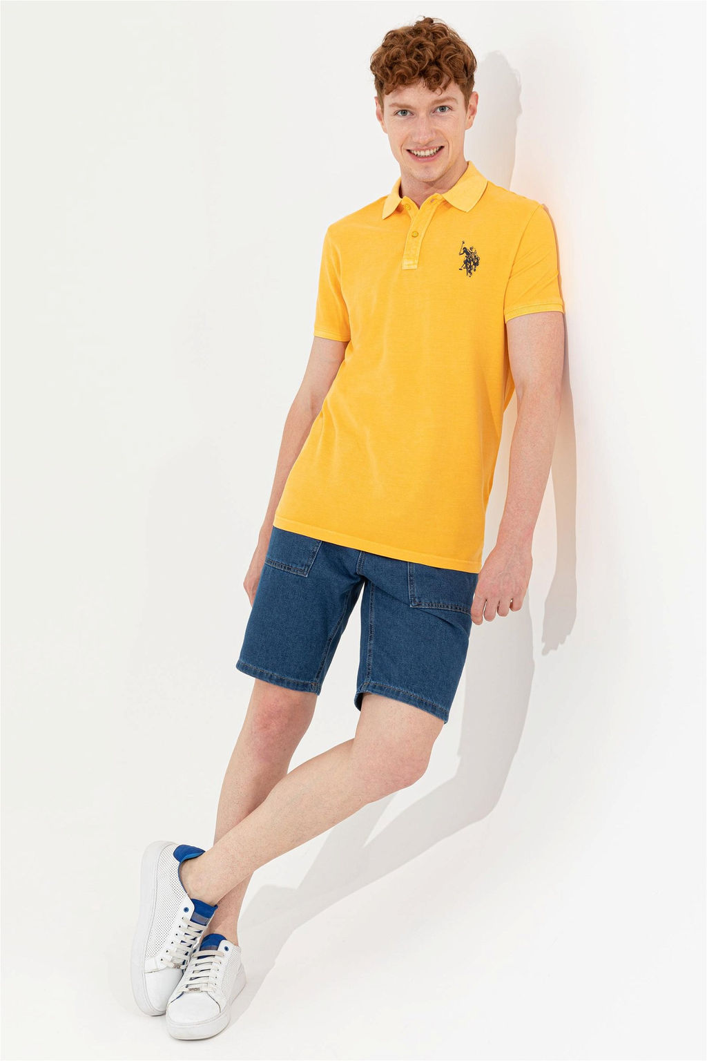 U. S. Polo Assn Мужские синие джинсовые шорты - U.s. polo assn фото 8