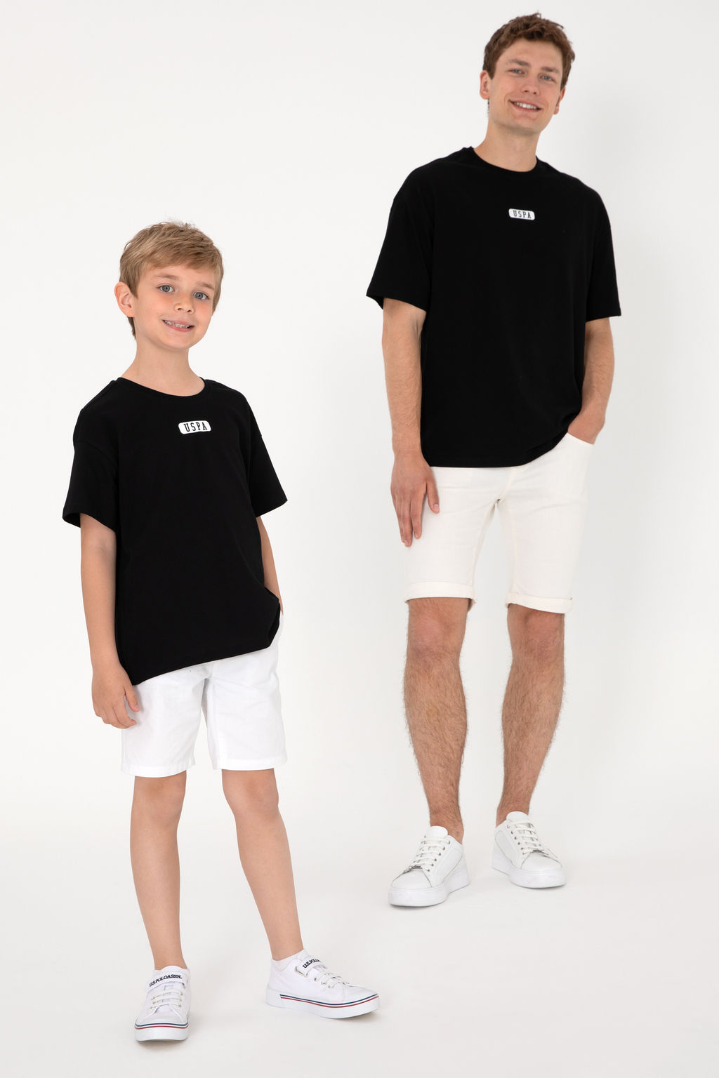 Erkek Гocuk Siyah Oversize Bisiklet Yaka TiЕГrt - U.s. polo assn фото 3