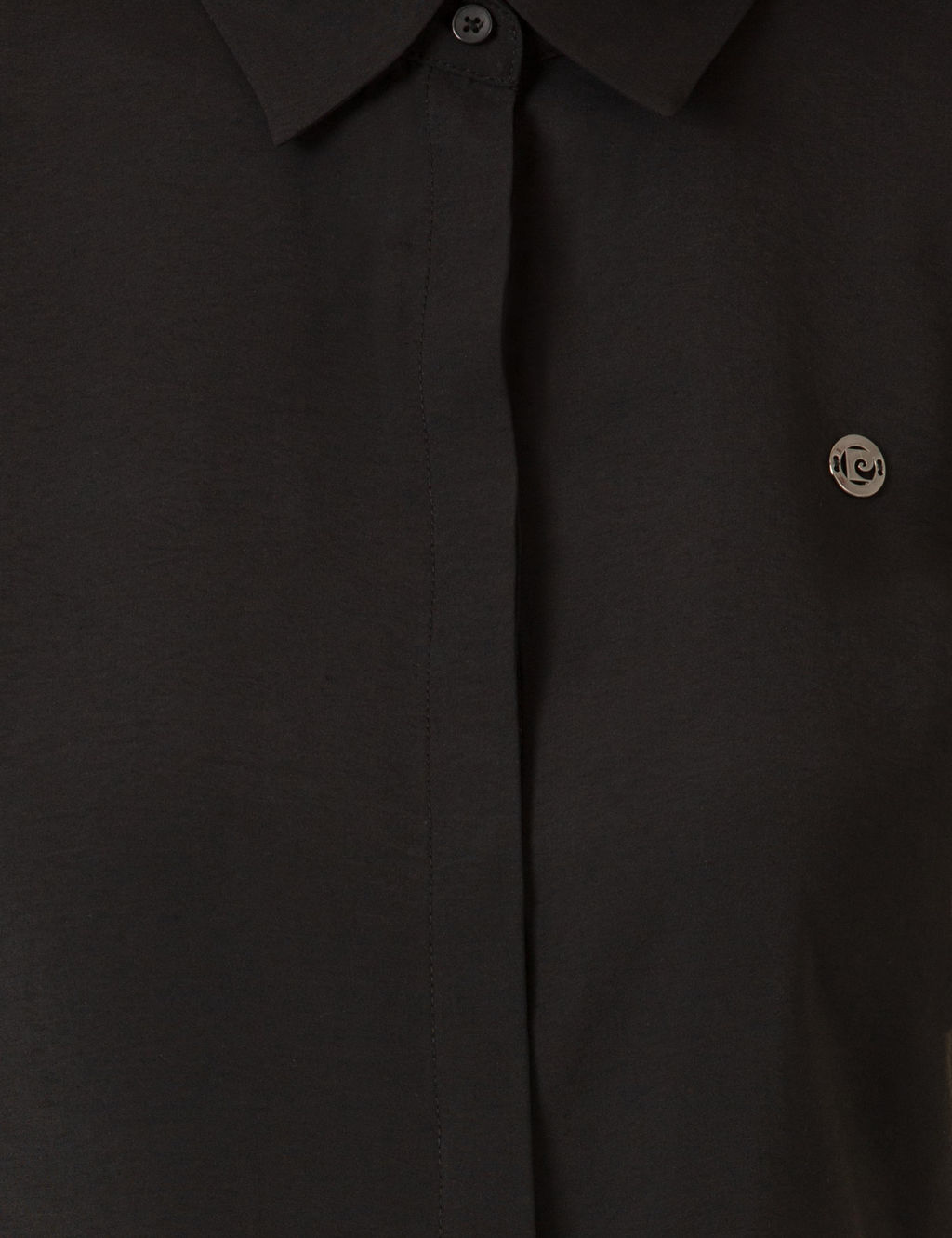 Siyah Slim Fit Dokuma Elbise