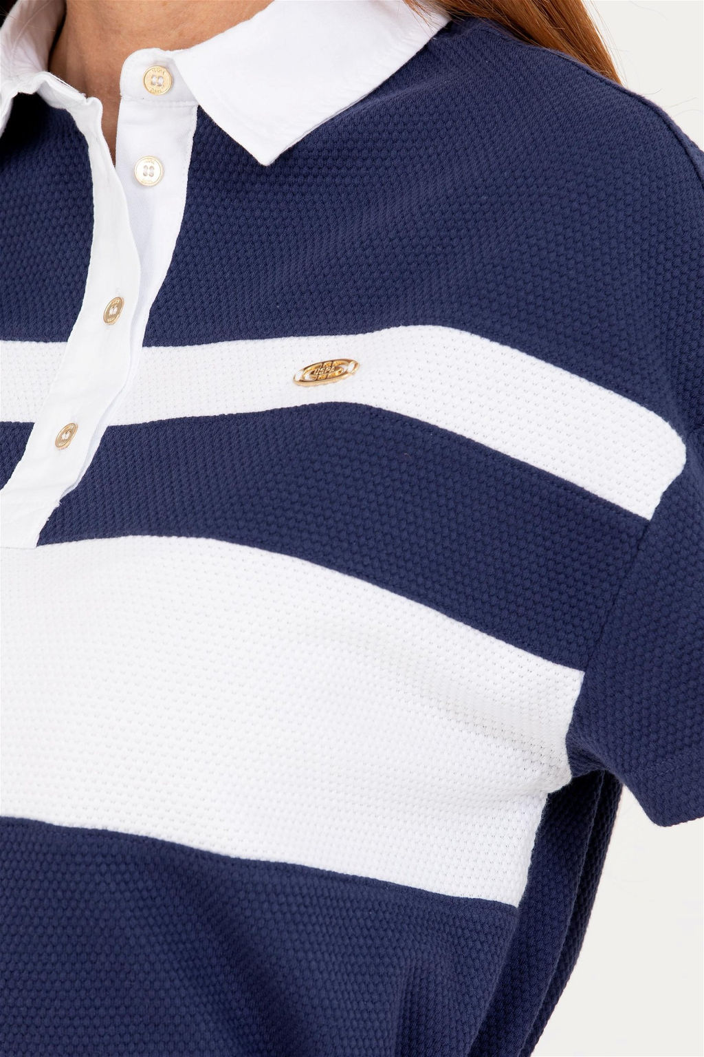 Женская темно-синяя футболка - U.s. polo assn фото 7