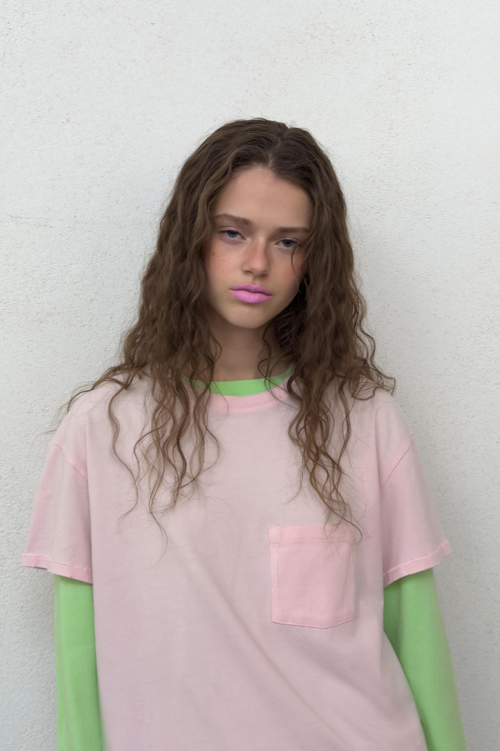CAMISETA OVERSIZE BOLSILLO / Rosa - Zara фото 8