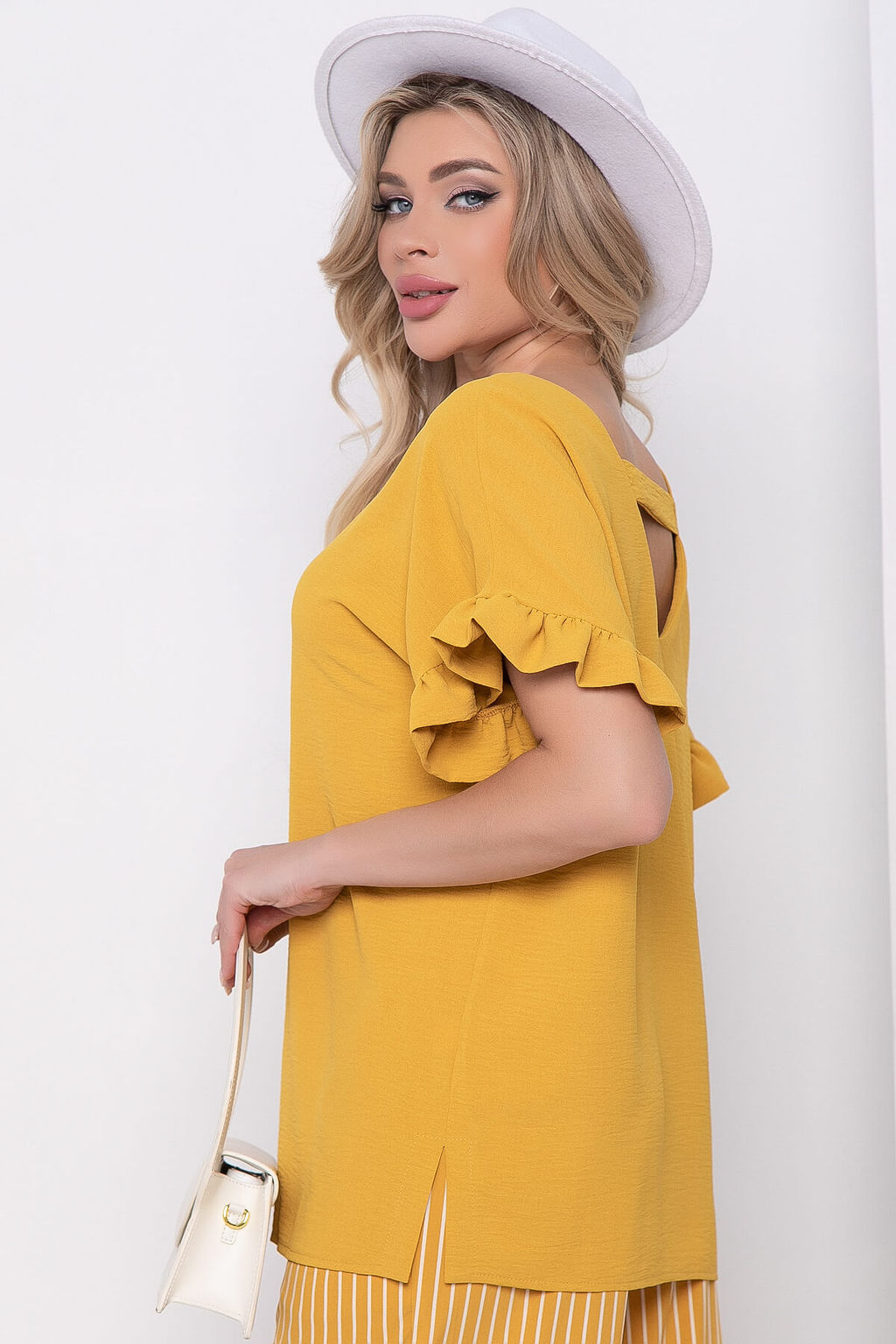 Блуза Эрика (желтая) Б8627 - Lt collection фото 2