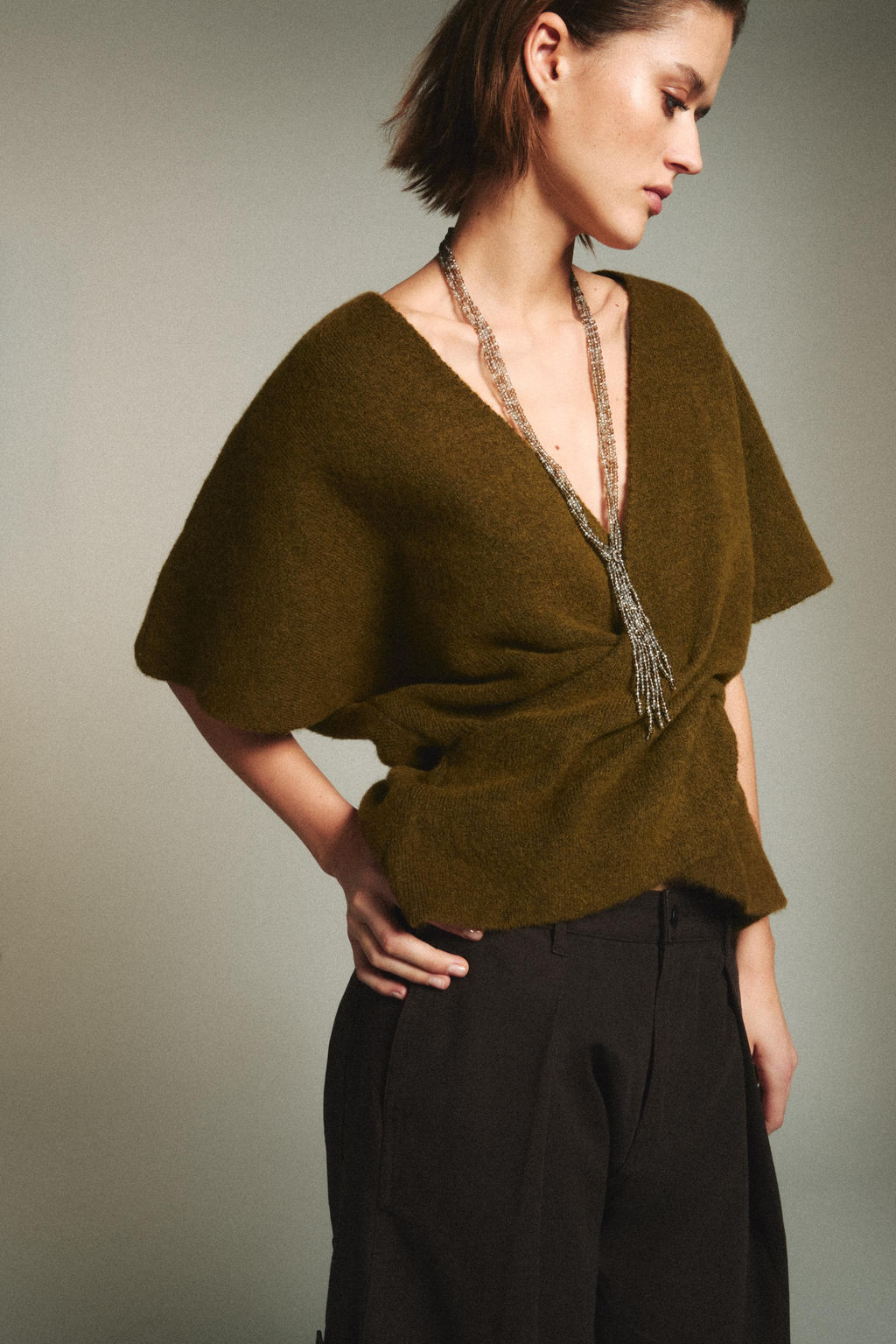 ZW COLLECTION BALLOON CARGO TROUSERS