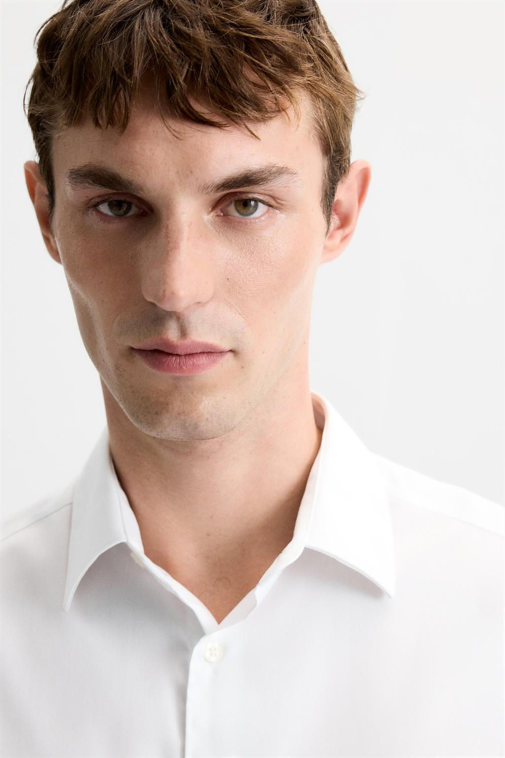 TEXTURED TWILL SHIRT - Zara фото 6