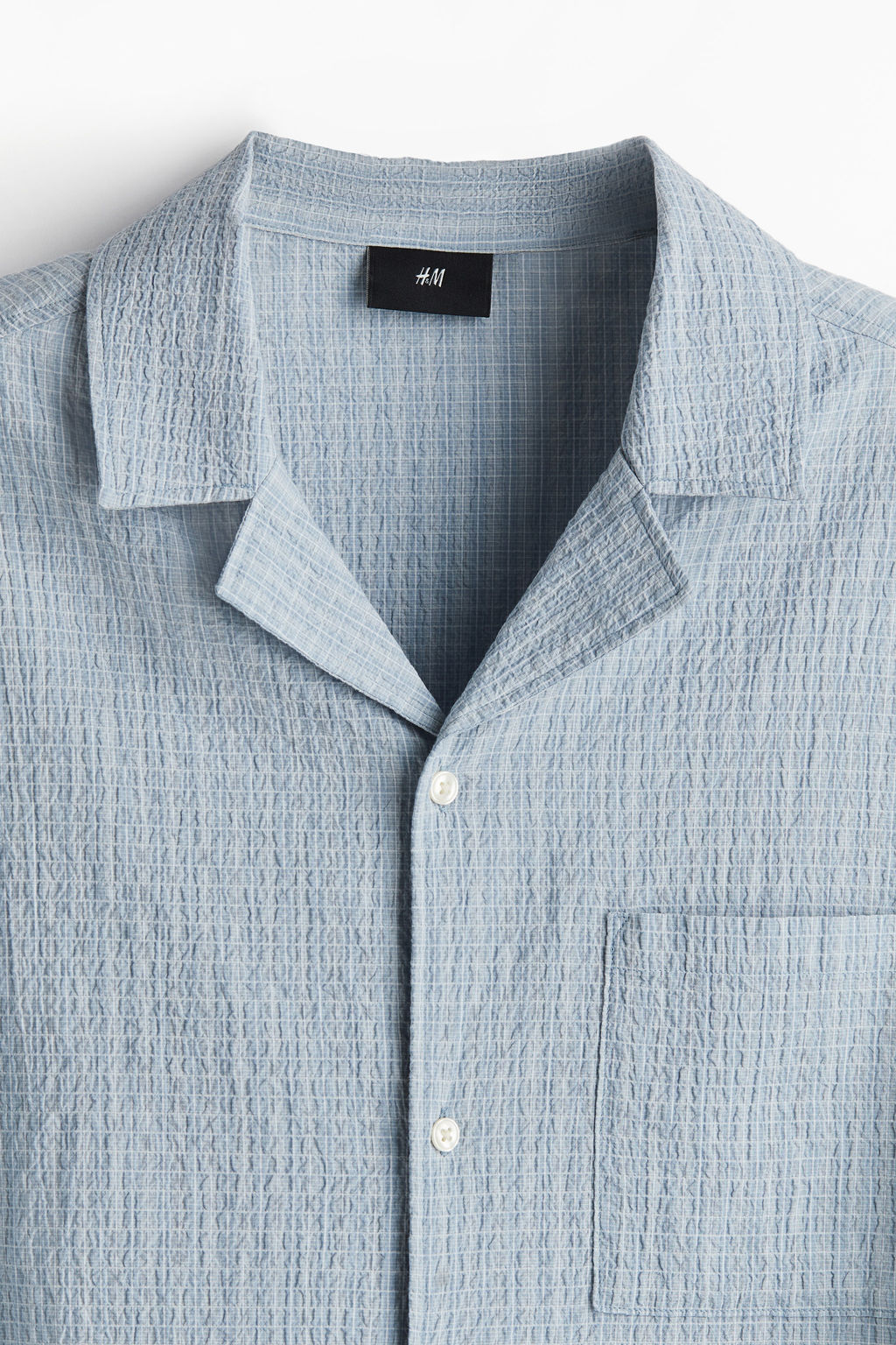 Camisa resort de sirsaca Loose Fit - H&m фото 4