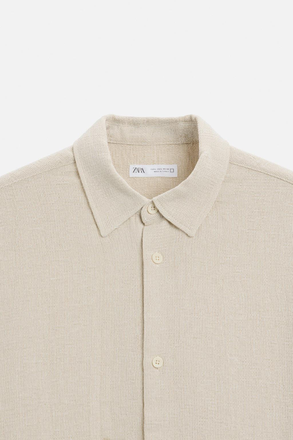 TEXTURED SHIRT - Zara фото 16