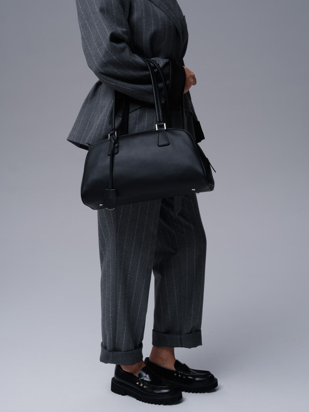 Кожаная сумка Charlotte DBR 31358 черный  фото 6