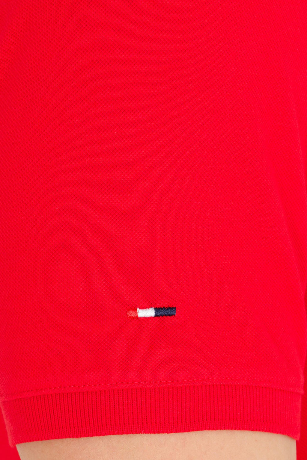 Мужская красная базовая футболка с воротником поло - U.s. polo assn фото 7