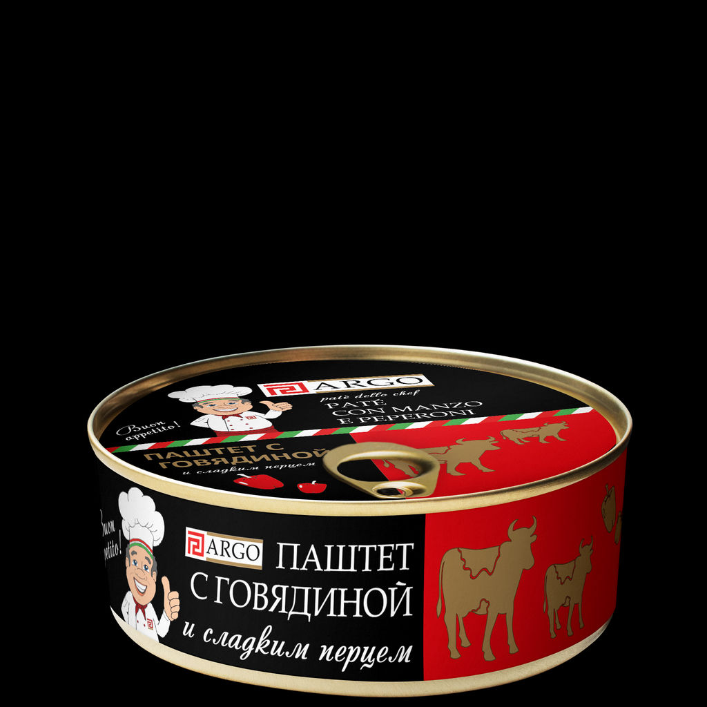 Паштет с говядиной и сладким перцем Pate dello chef 250г