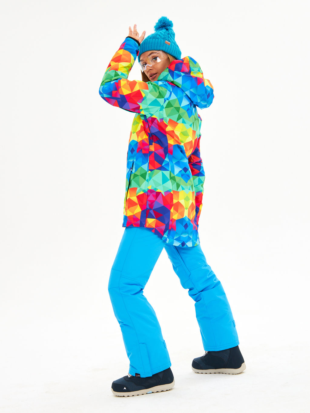 Женская горнолыжная сноубордическая куртка Alpha Endless Ultra Chaleur SNB 423/316_6 Разноцветный  фото 40