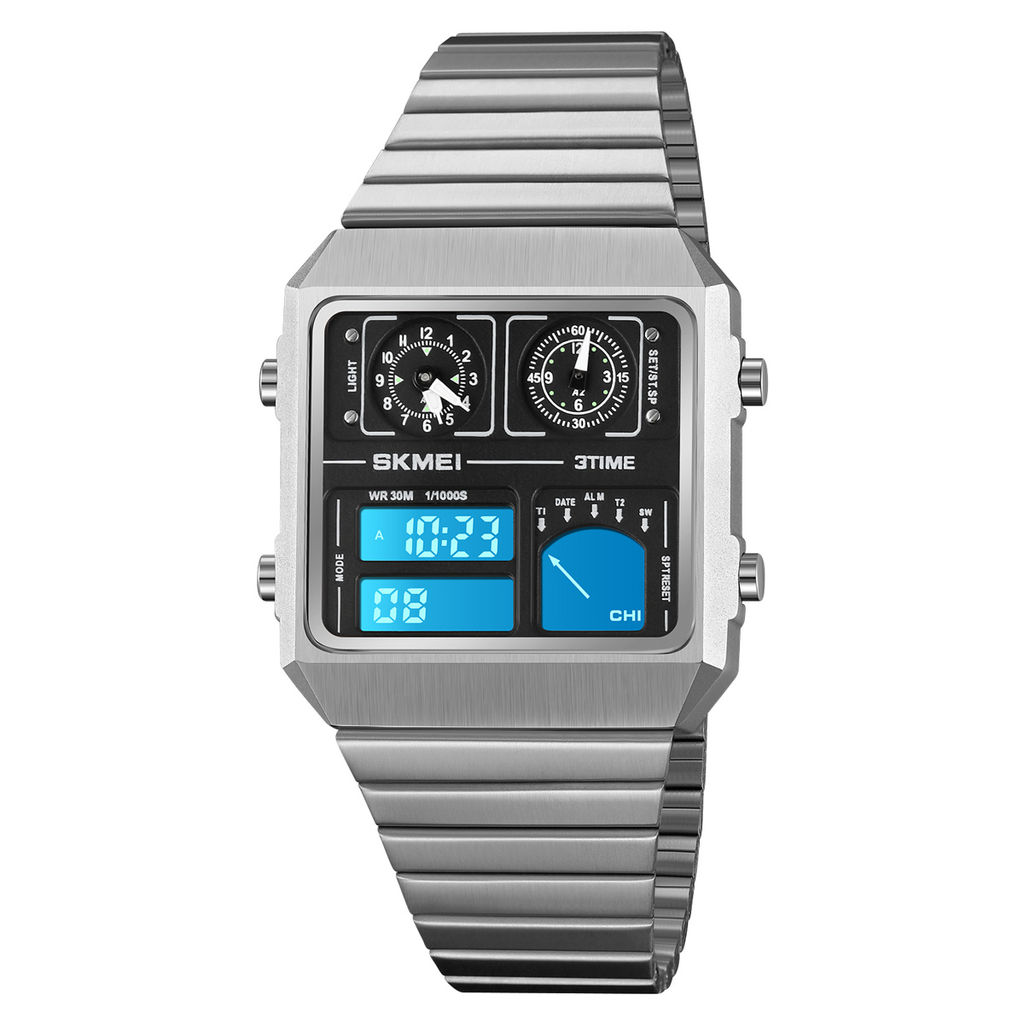 Часы наручные Skmei мужские электронные 2198silver