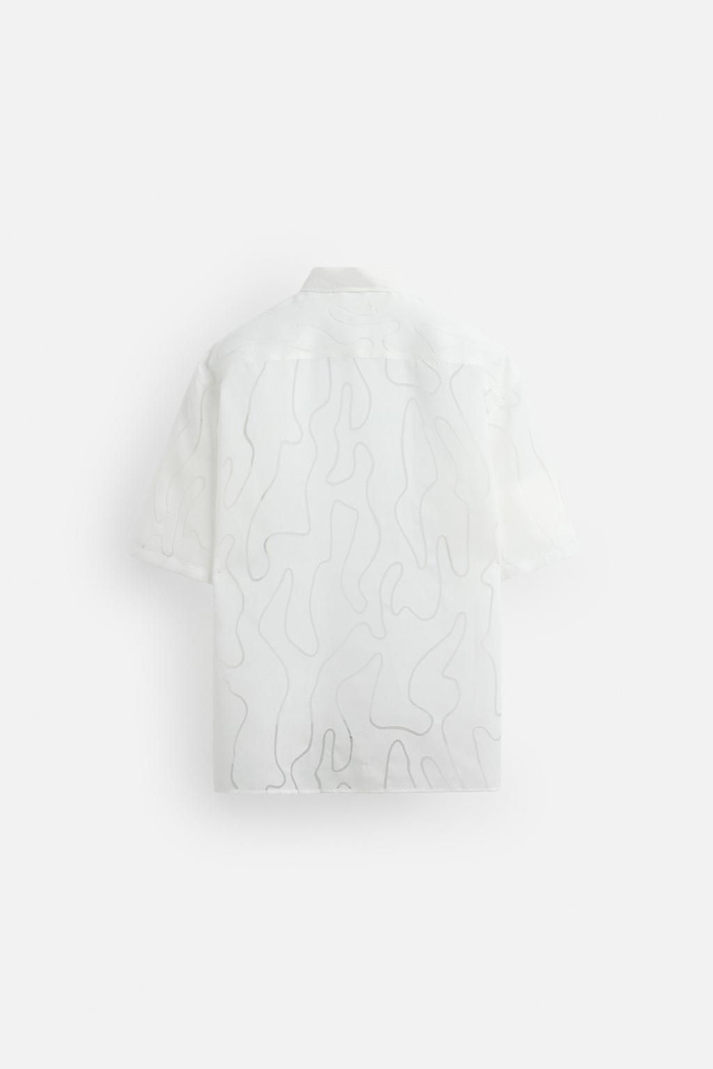 ABSTRACT JACQUARD SHIRT - Zara фото 8