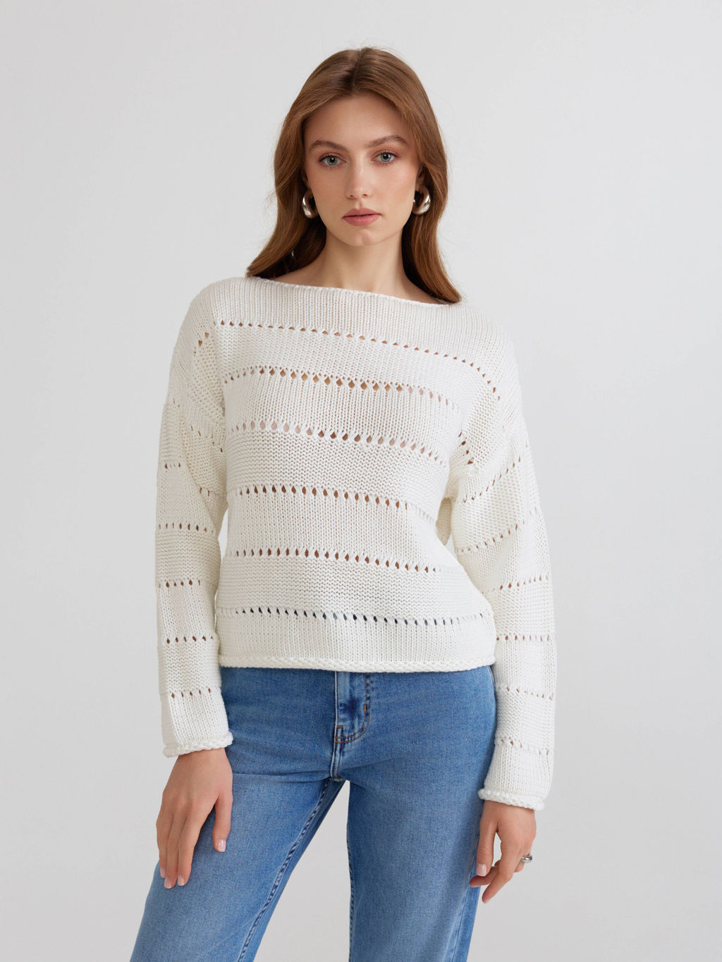 CONTE LDK2461 Джемпер женский white