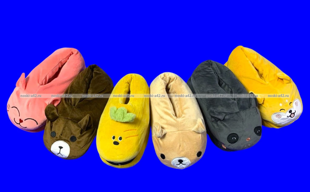 Цена за 2 пары.2 пары ПОДАРОЧНЫЙ НАБОР Носки-тапочки женские мягкие Прикольные
