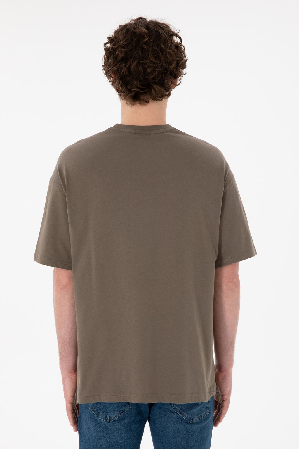 Erkek Oversize Fit Bisiklet Yaka Vizon Ti__rt Sepette S_rpriz _ndirim - U.s. polo assn фото 6