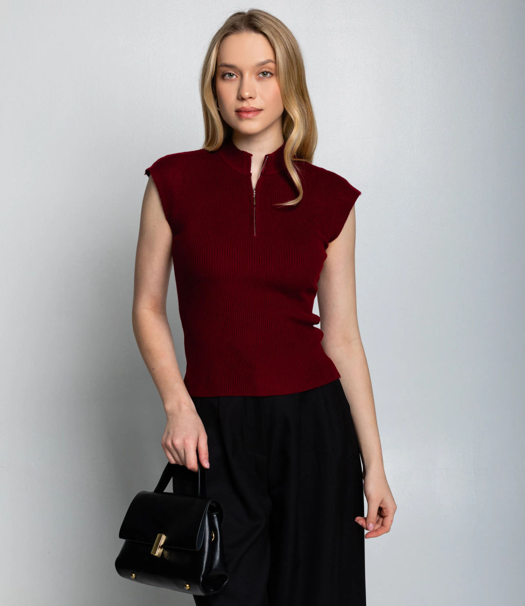 Футболка #КТ082 (1), бордовый