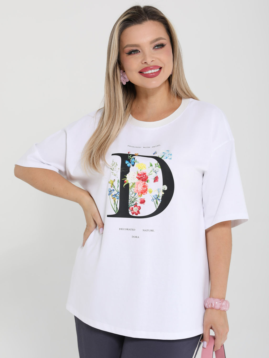 Футболка 95% хлопок, 5% эластан - Dora фото 89