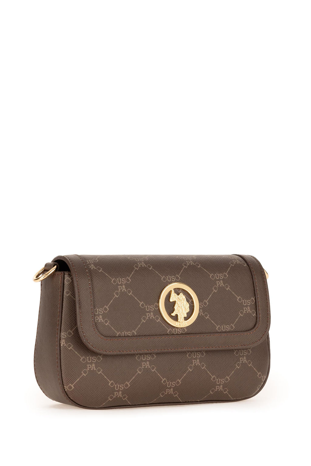 Женская коричневая сумка через плечо Неожиданная скидка в корзине - U.s. polo assn фото 4