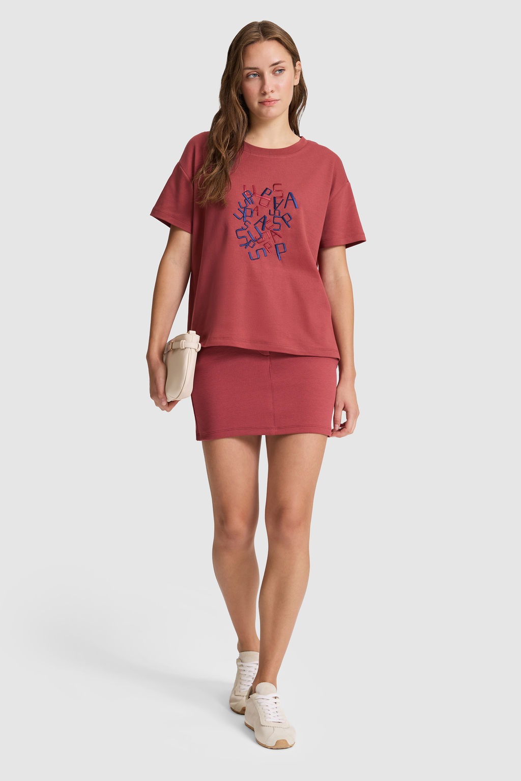 Kad_n Vi_ne Bisiklet Yaka Ti__rt - U.s. polo assn фото 4