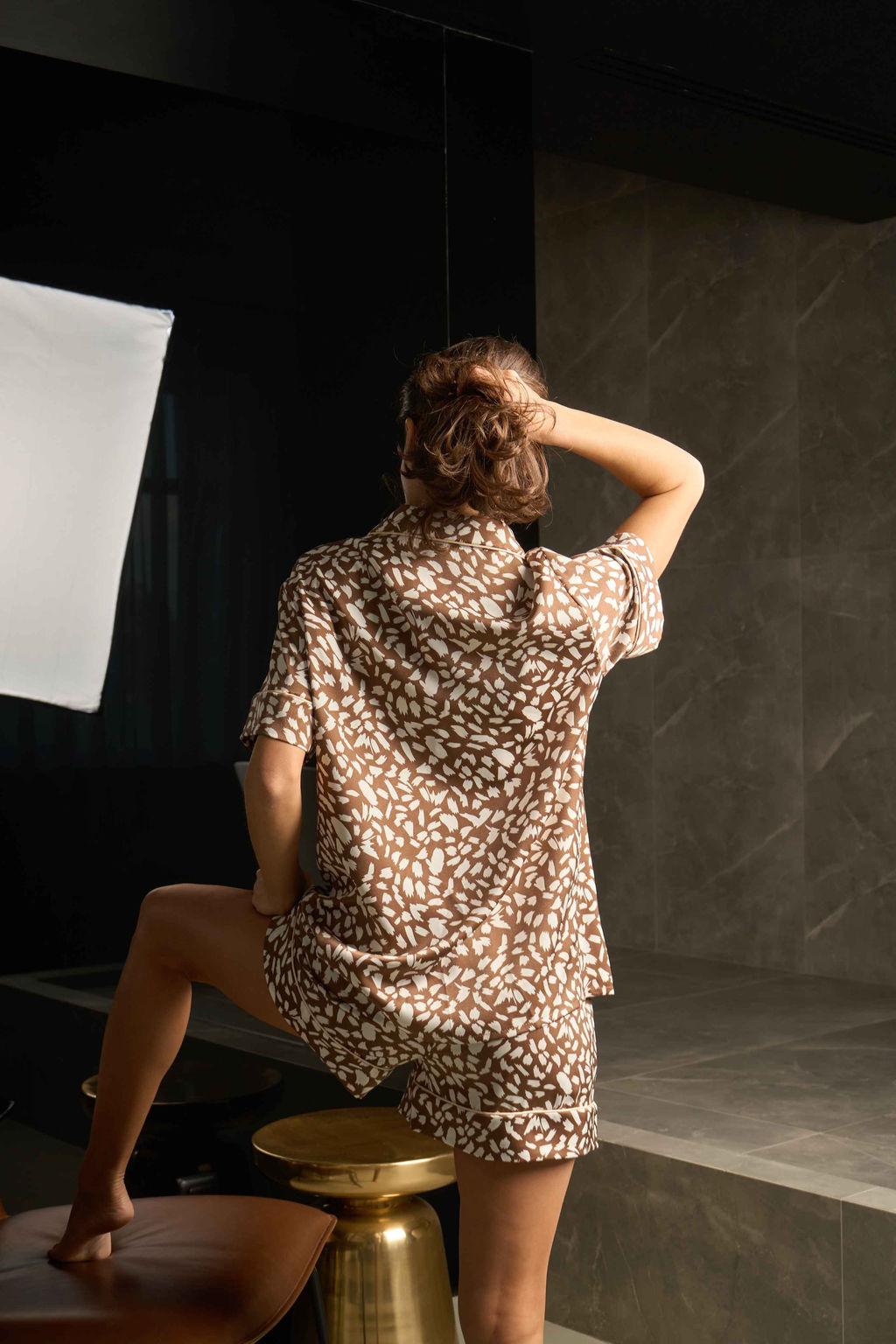 0-1163 КОРИЧ.ГЕПАРД ПИЖАМА