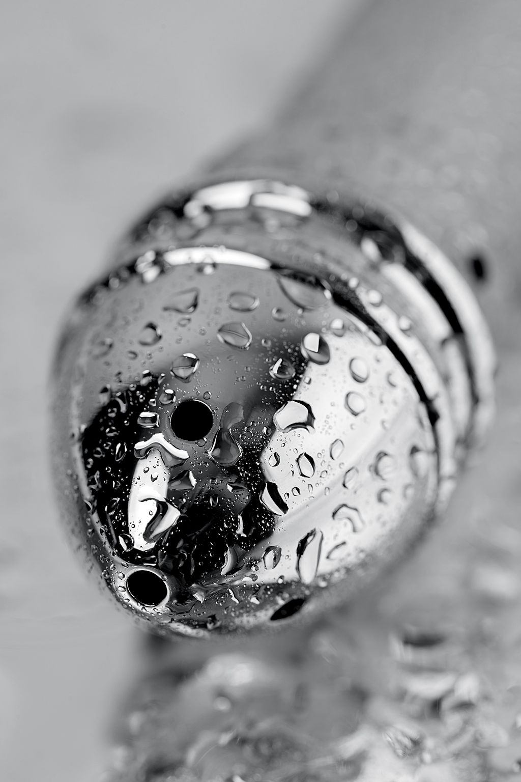 Анальный душ TOYFA Metal с тремя насадками, серебряная, 2см, 15,4 г