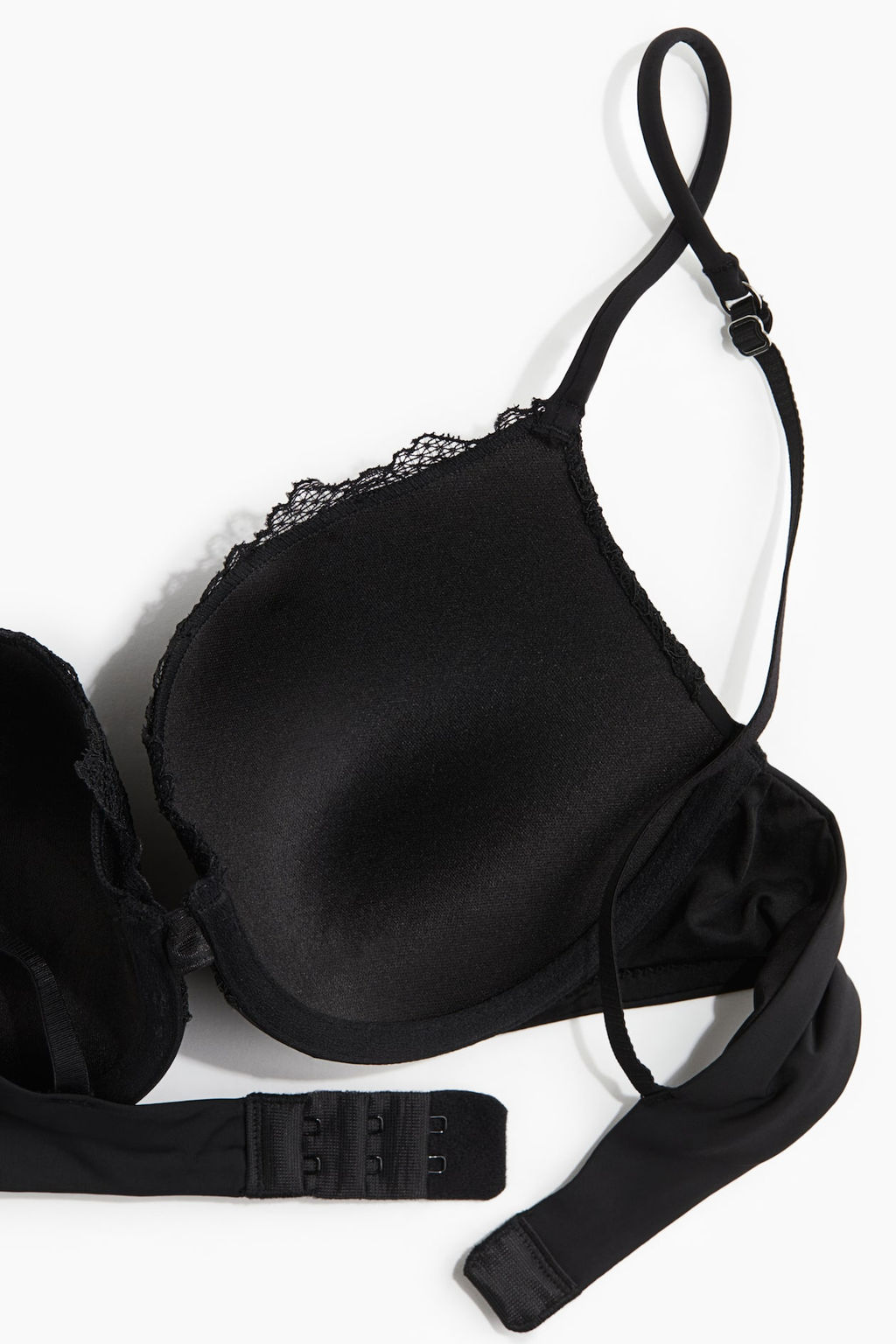 Sujetador push-up de microfibra y encaje - H&m фото 8