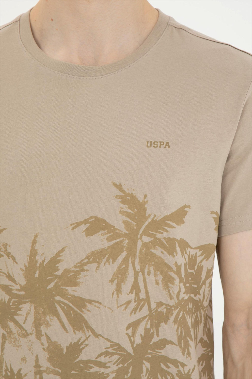 Мужская футболка светло-хаки - U.s. polo assn фото 7