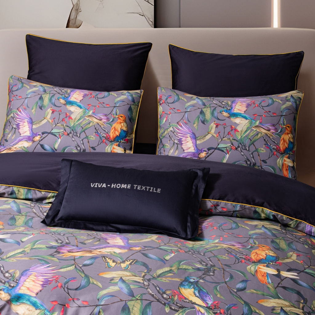 Комплект постельного белья Сатин Премиум на резинке CPAR032 160*200*30;180*200*30;140*200*30 Евро 4 Наволочки