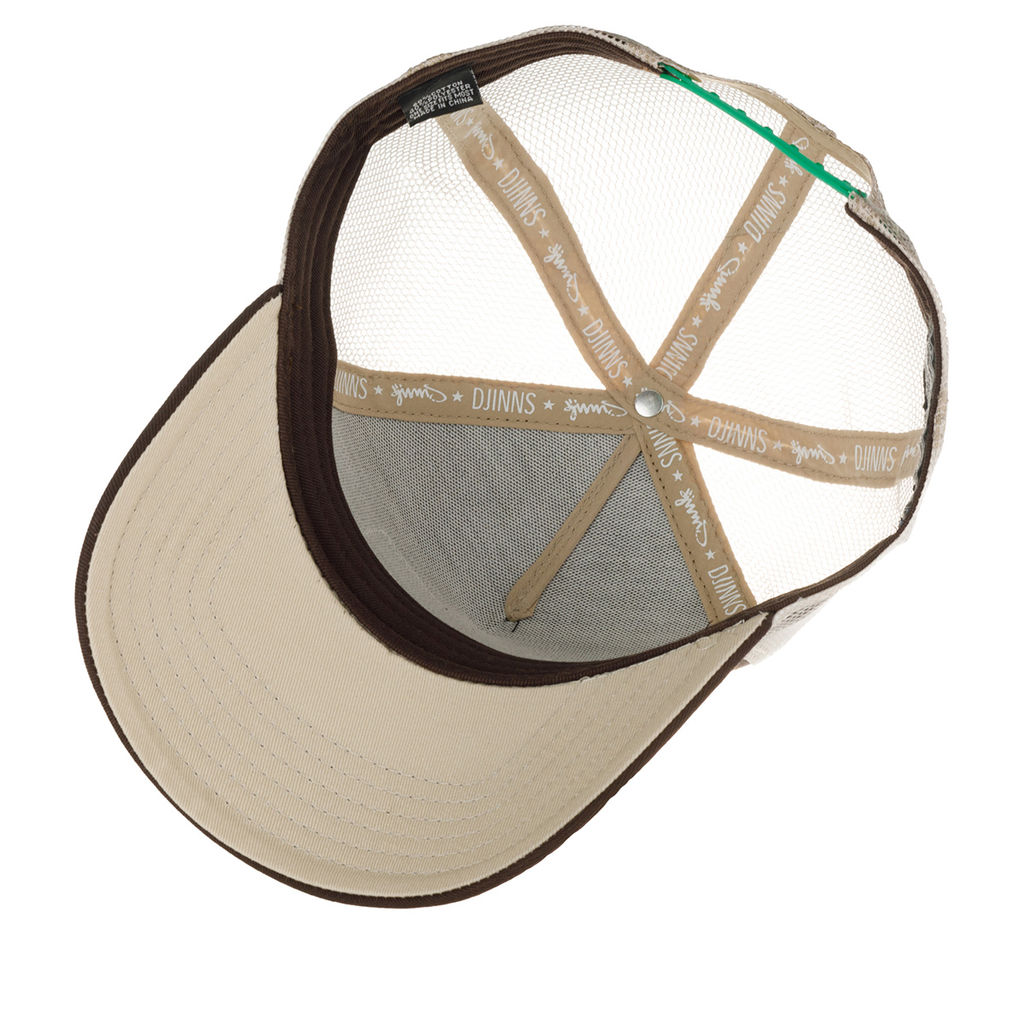 Бейсболка DJINNS арт. HFT Nothing Club 2 HeatDye (темно-коричневый)