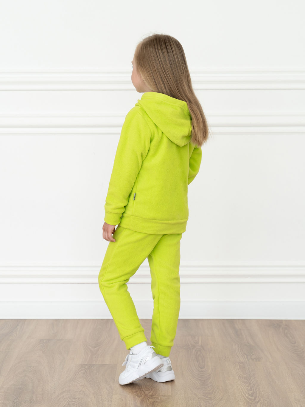 Костюм детский флисовый салатовый 7043 г(ш) (110, 60)