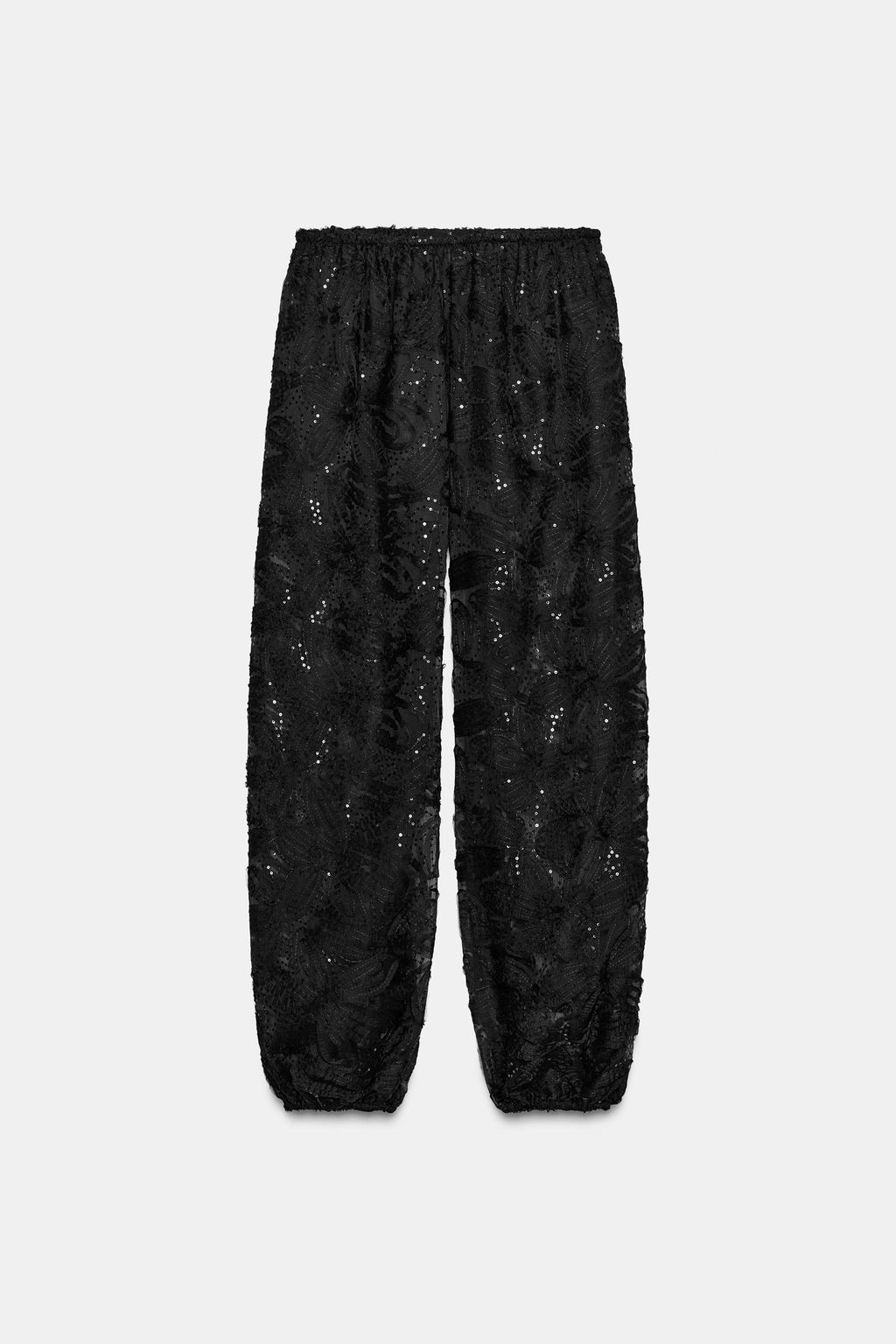 SEQUINNED BALLOON TROUSERS - Zara фото 4