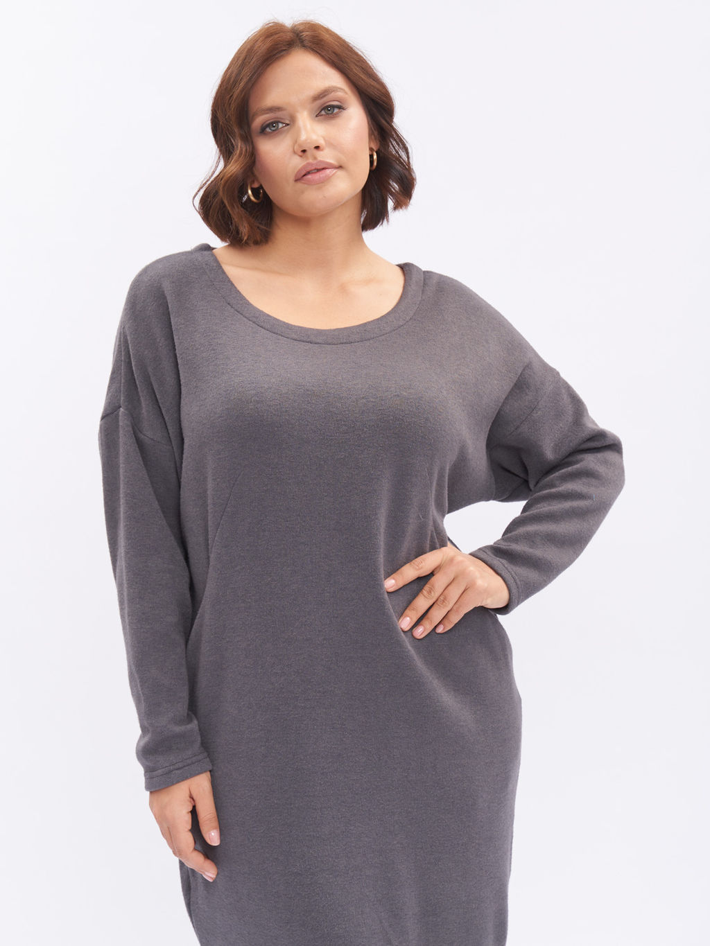 Платье теплое ZPP44728GRY23 - Артесса фото 3