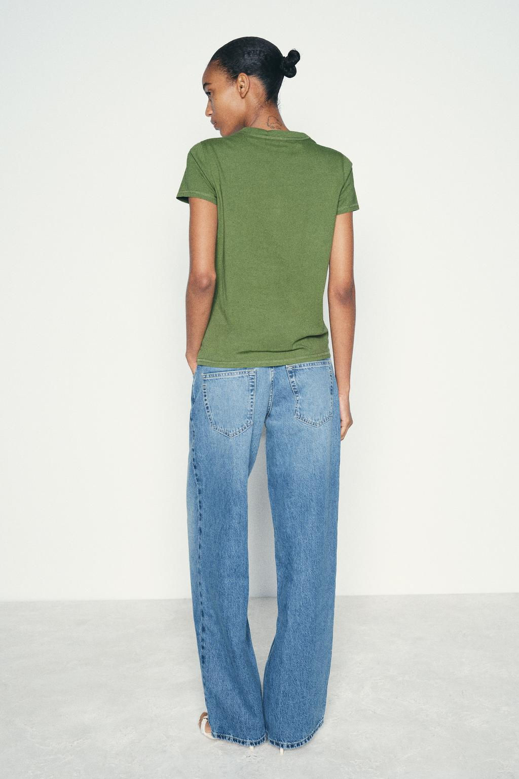 T-SHIRT WITH POCKET - Zara фото 15