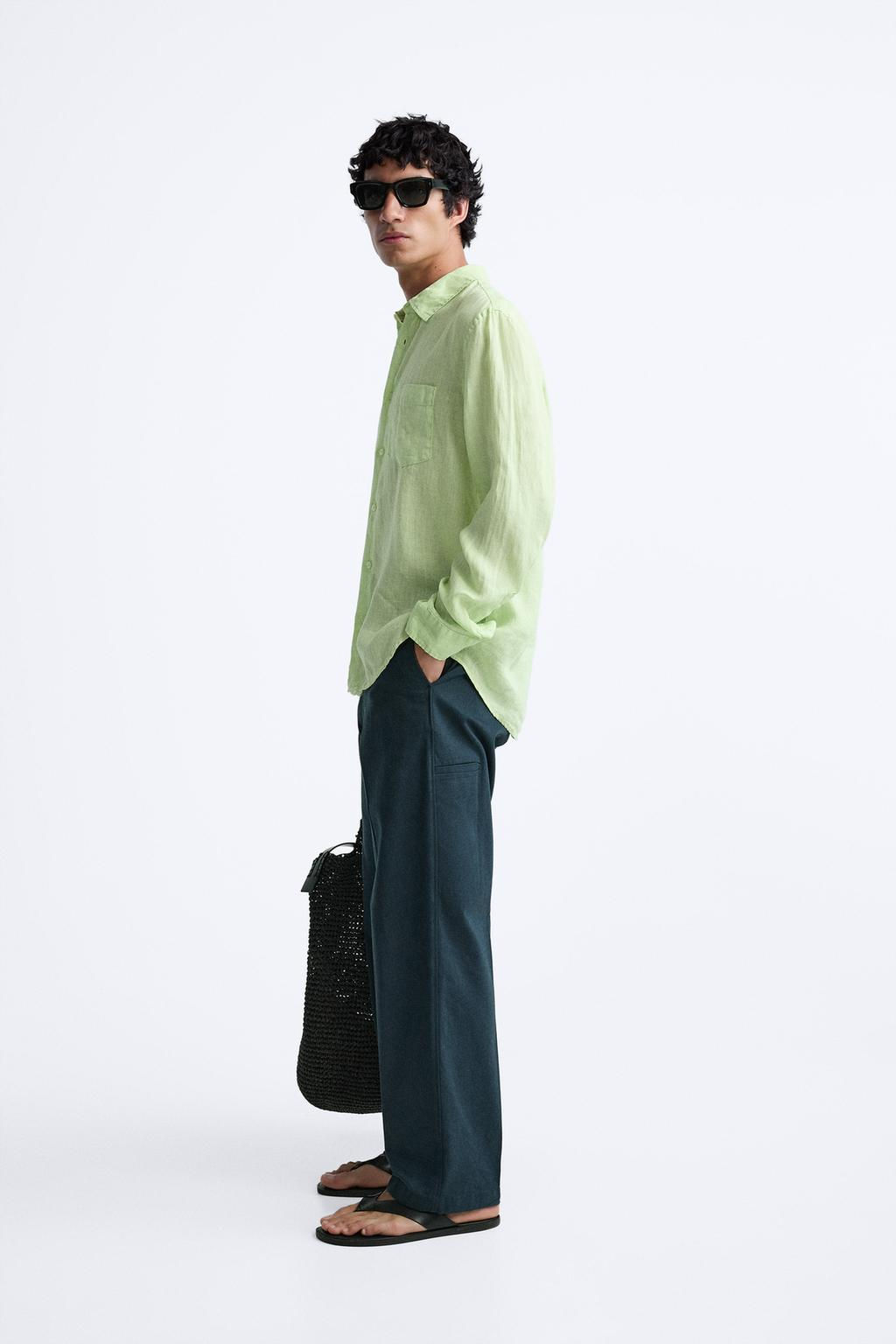 %100 KETEN GOMLEK - Zara фото 39