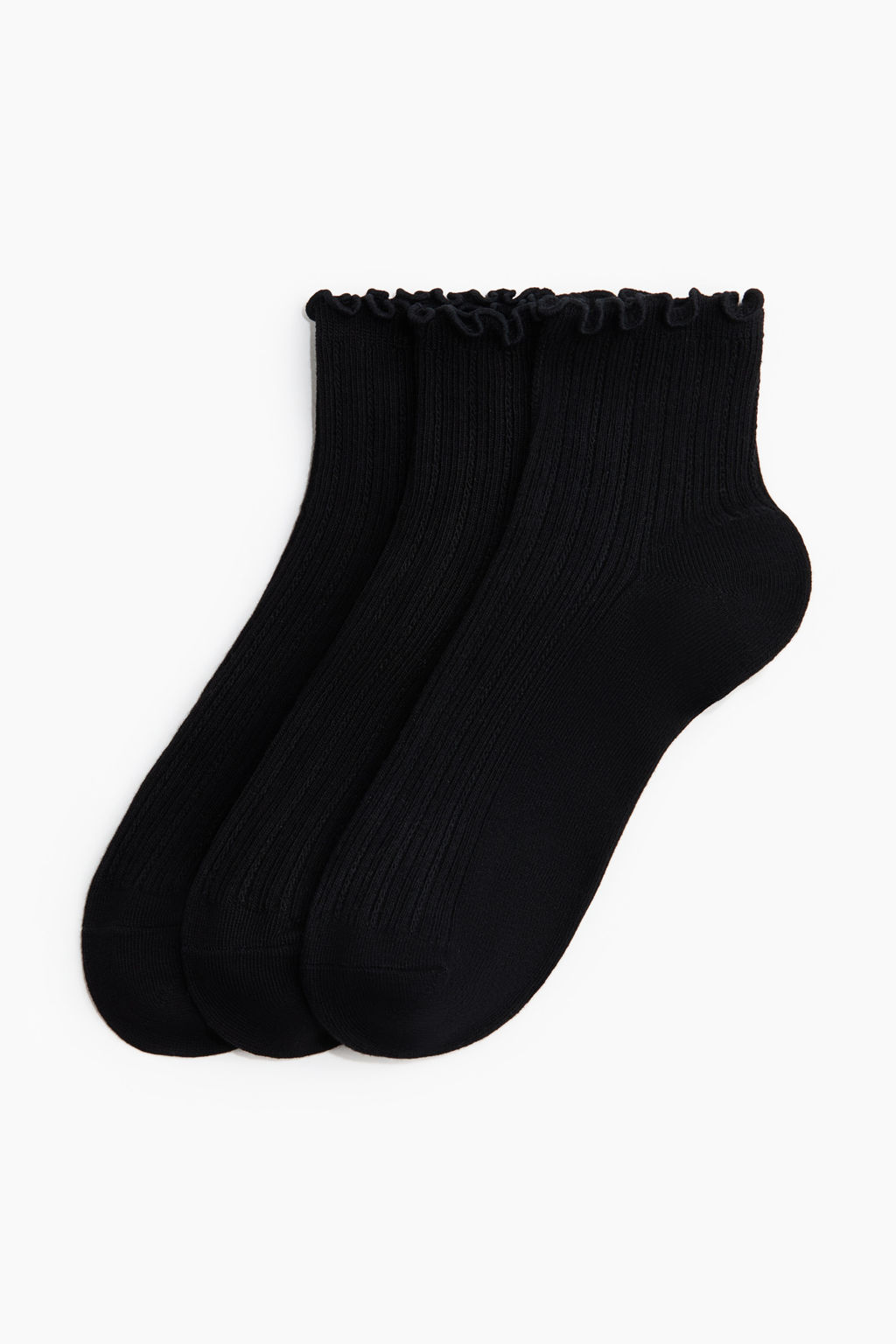 Pack de 3 calcetines tobilleros en punto de canal? - H&m фото 4