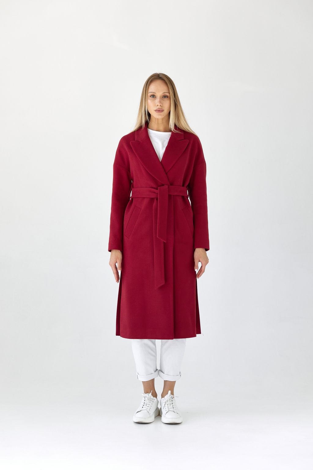 Пальто женское демисезонное 21820 (кремовый) - Kankan фото 28