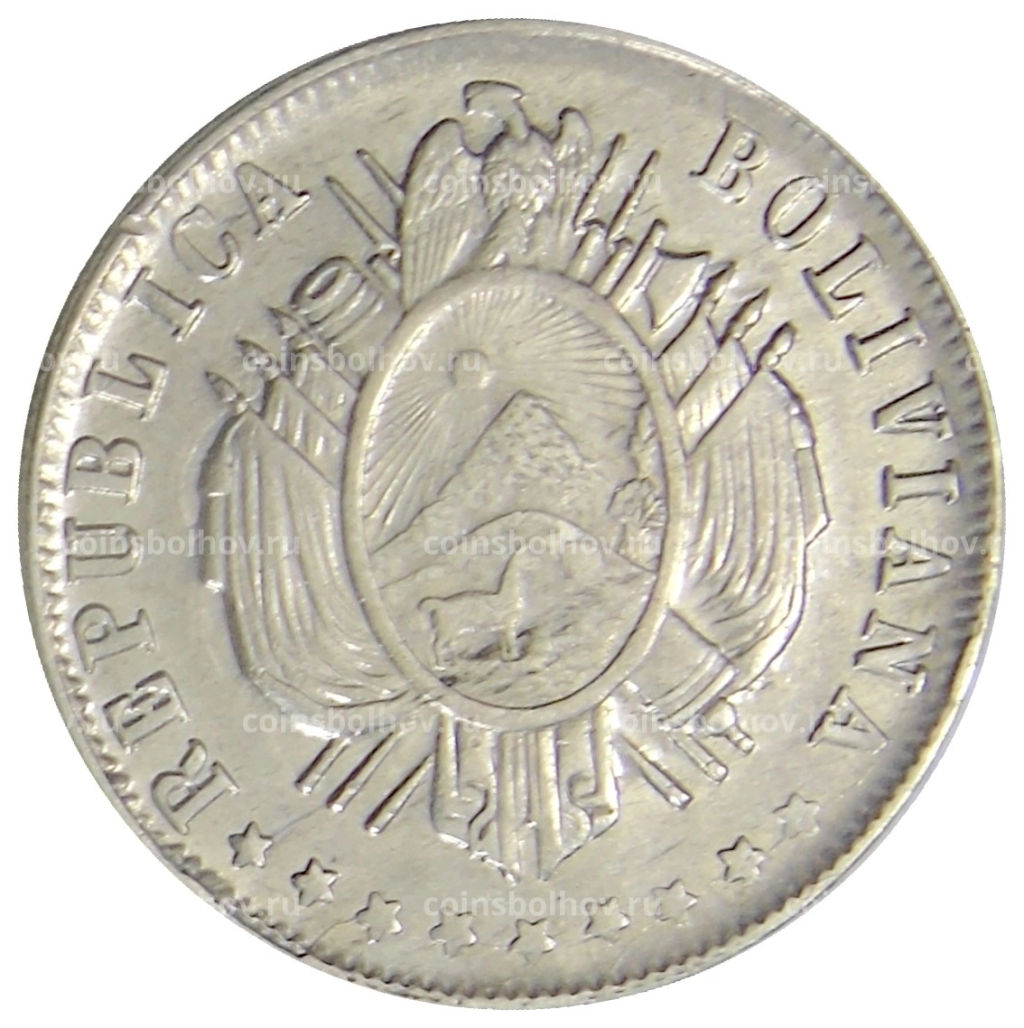 20 сентаво 1879 года Боливия