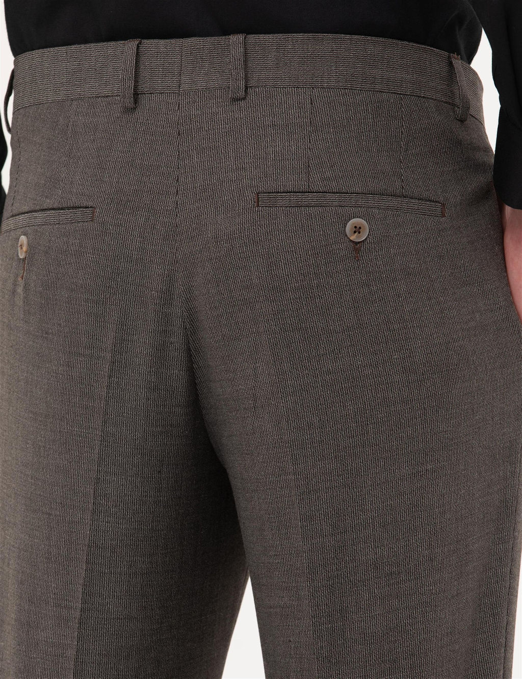Kahverengi Slim Fit Kuma_ Pantolon