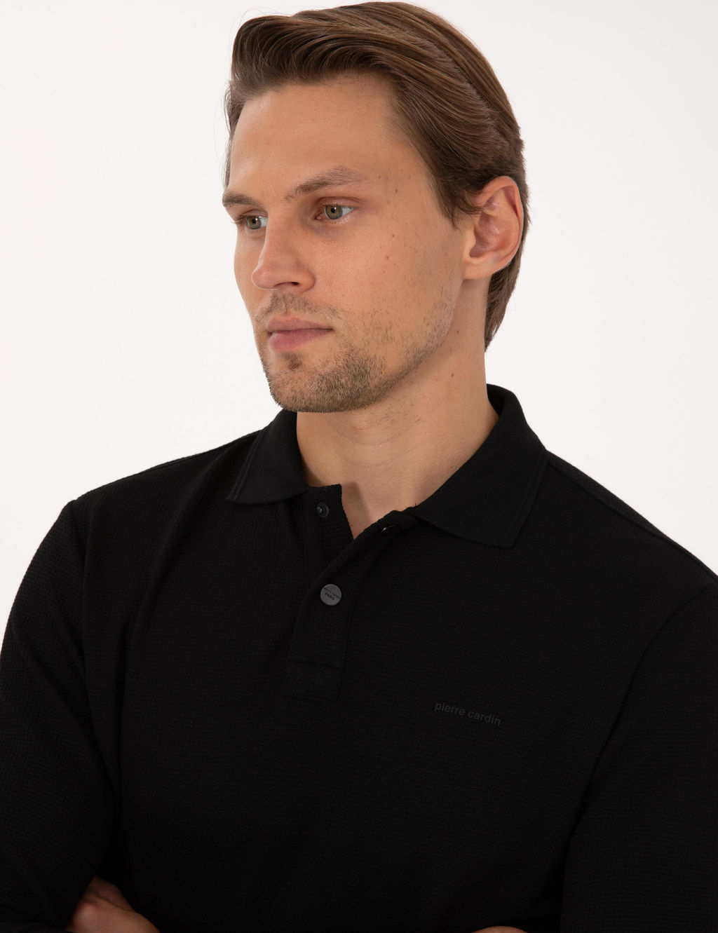 Siyah Regular Fit Sweatshirt - Pierre cardin фото 2