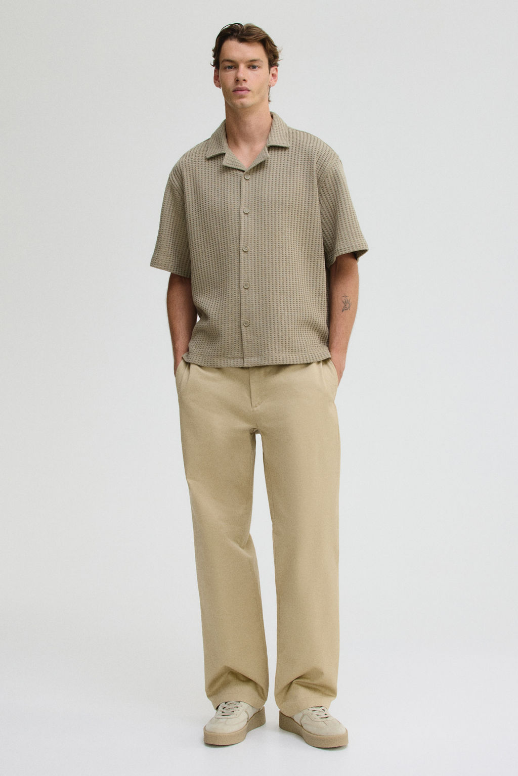 Camisa resort gofrada Loose Fit - H&m фото 7
