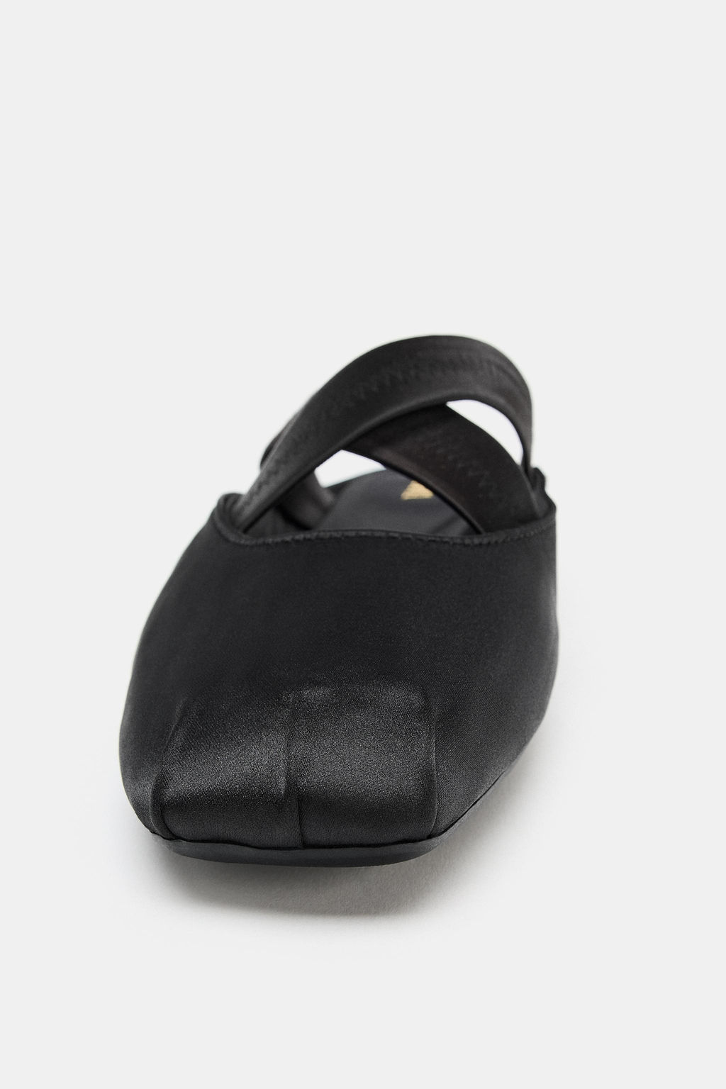 SLINGBACK BALLET FLATS WITH CROSSED ELASTIC STRAPS - Zara фото 8