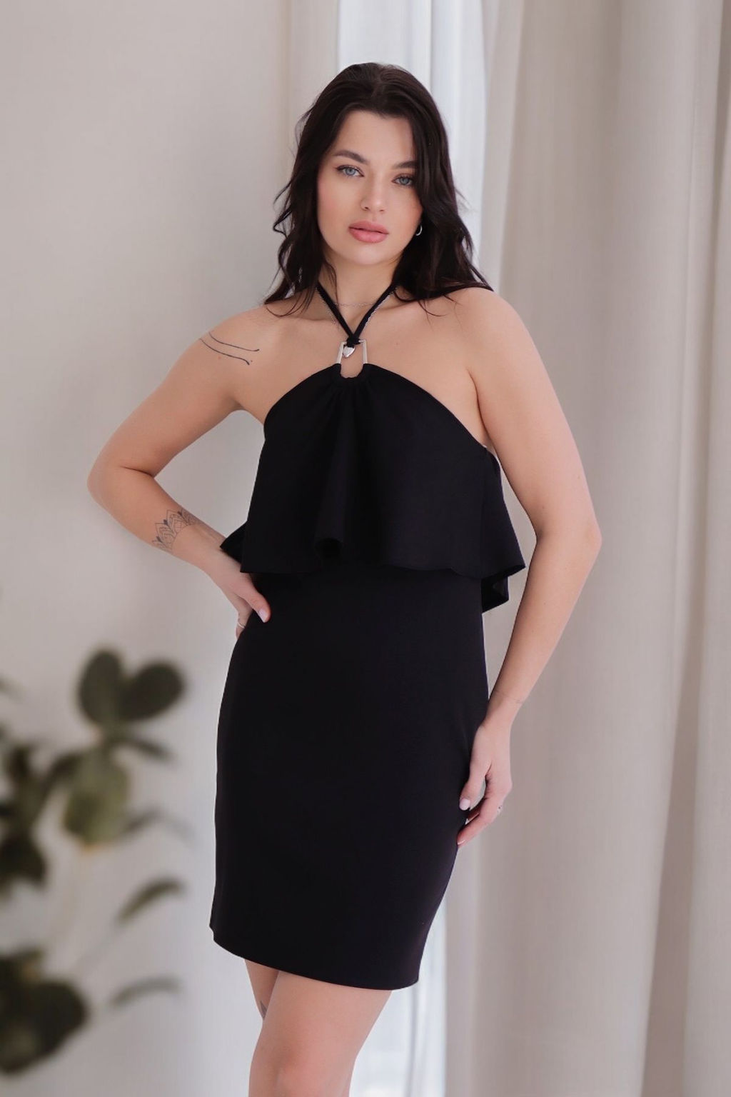 11647 Платье чёрное - Martichelli фото 8