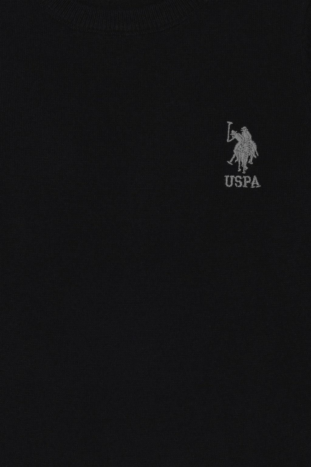 Черный базовый свитер для мальчика - U.s. polo assn фото 3