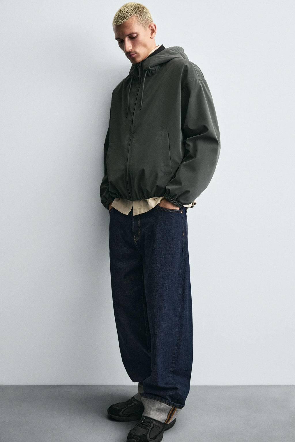 TECHNICAL HOODED JACKET