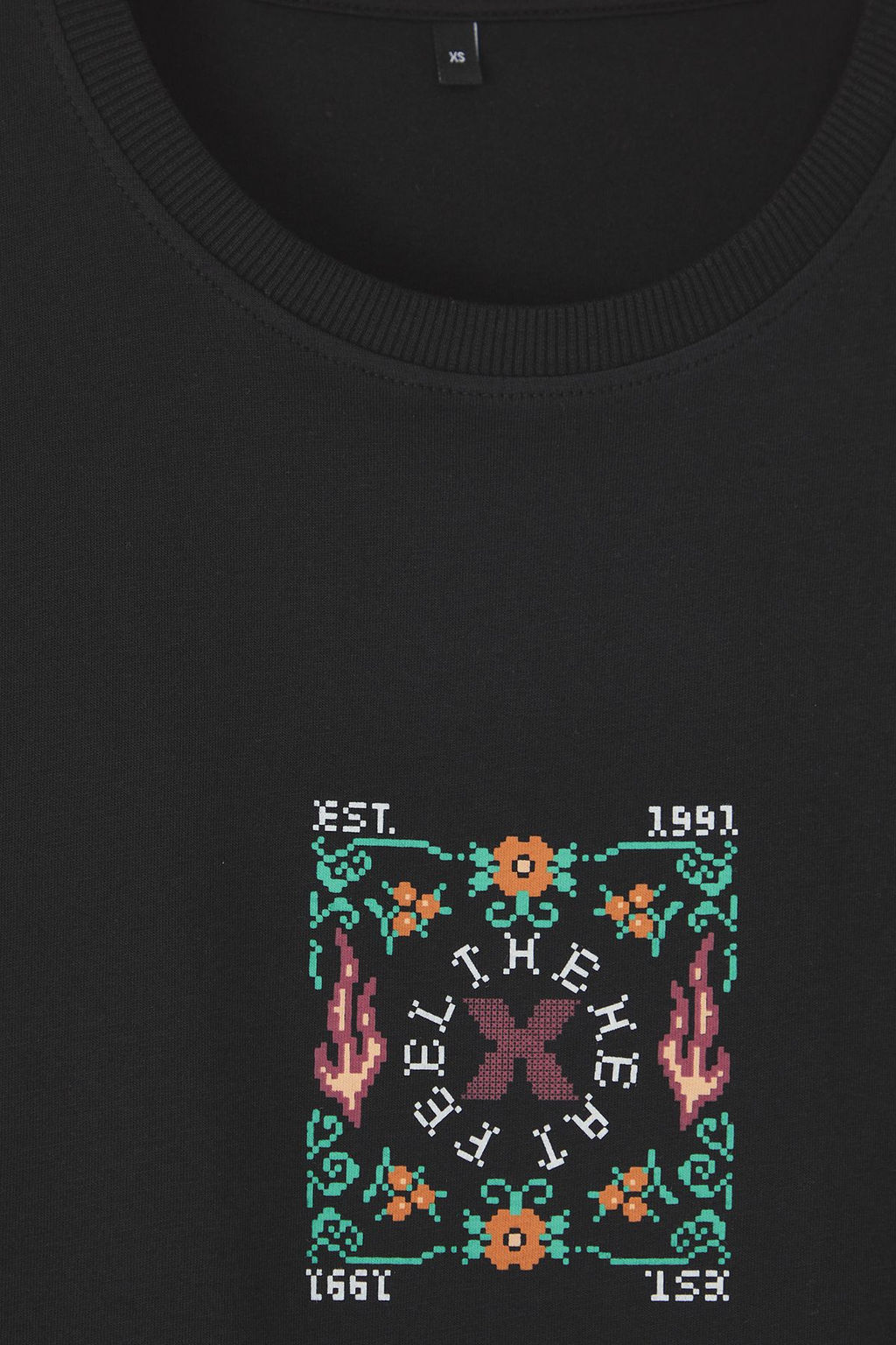 TRENDYOL MAN Siyah Oversize/Genis Kesim Bask?l? %100 Pamuk T-Shirt TMNSS25TS00067 - Trendyolmilla фото 13