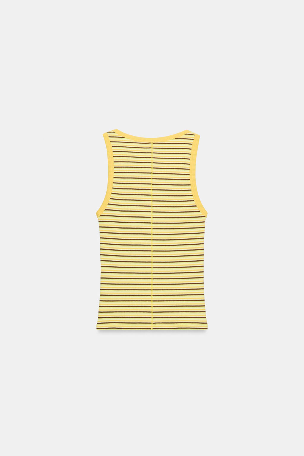 TOP RAYAS VIVOS TEXTO / Azul / Blanco