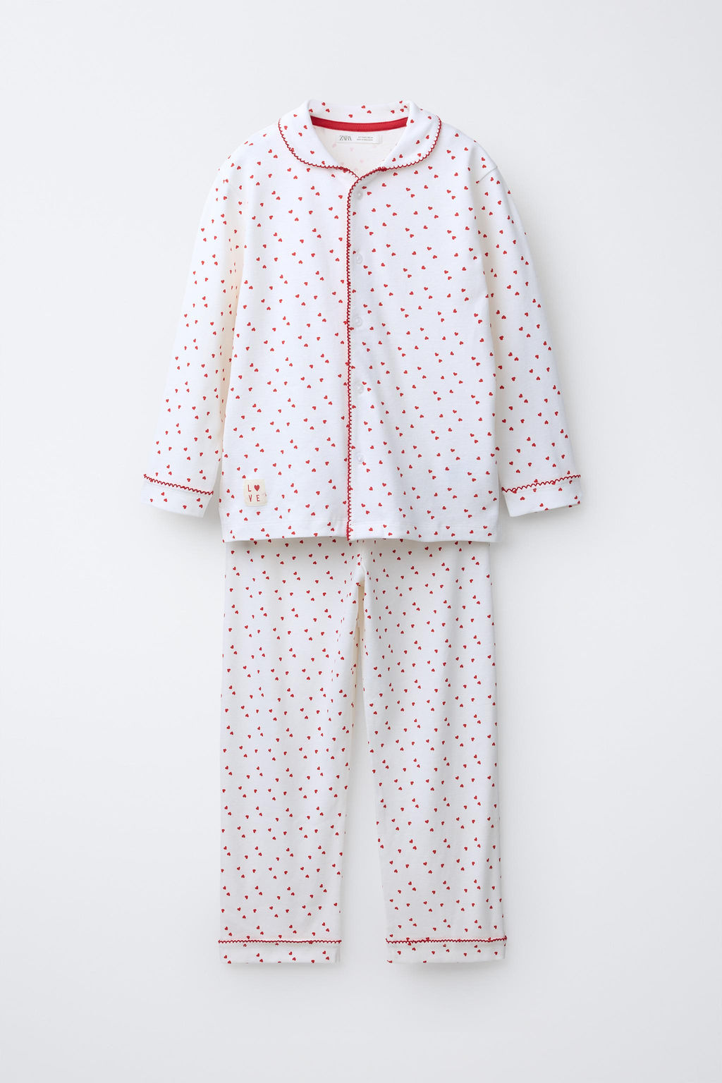 AGES 6-14 / HEART PRINT PYJAMAS - Zara фото 9