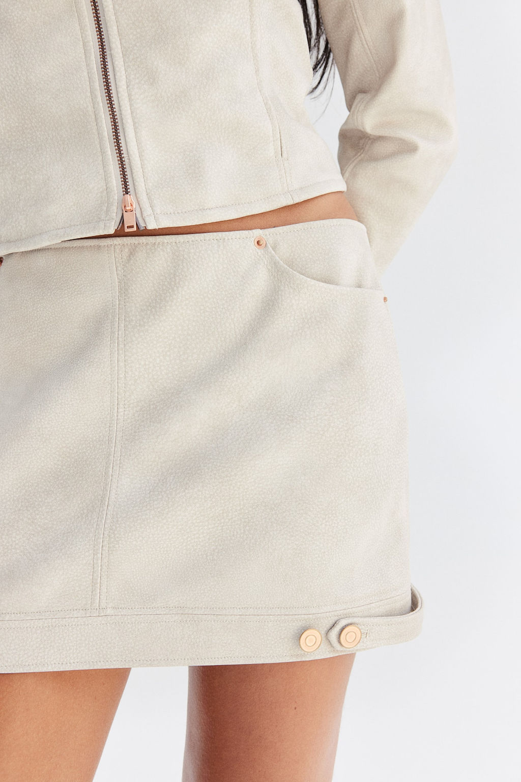 Minifalda revestida - H&m фото 3