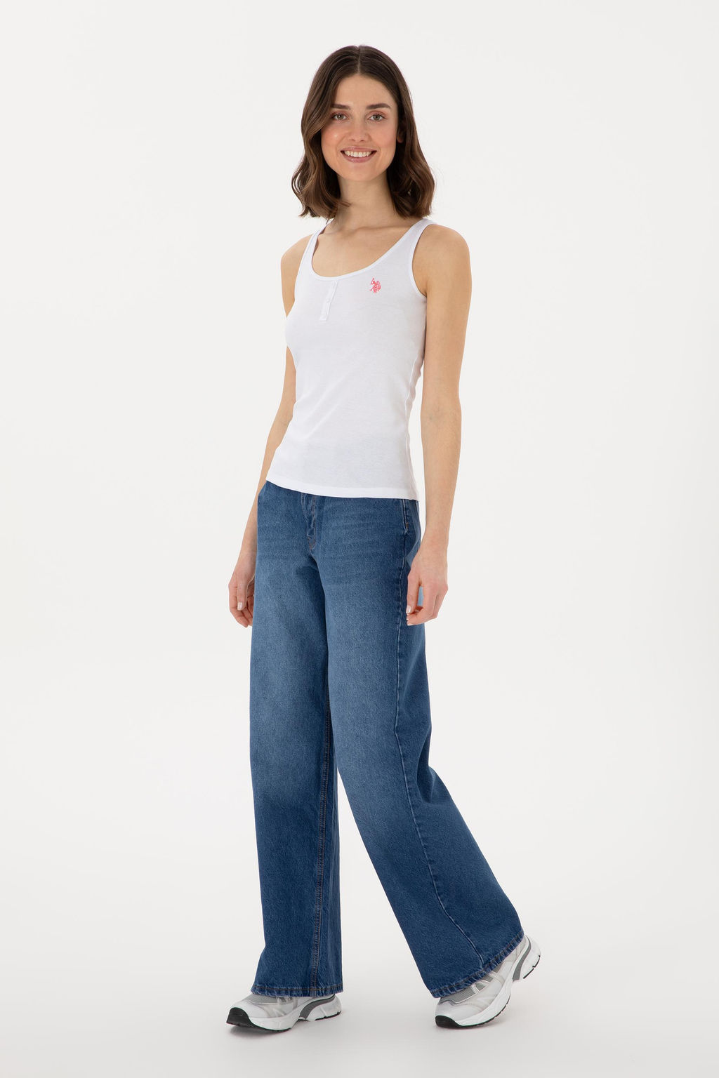 Kad_n Beyaz Basic Ti__rt Sepette S_rpriz _ndirim - U.s. polo assn фото 4