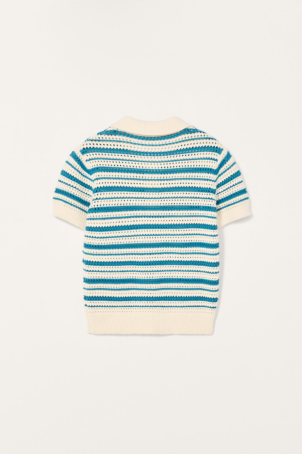 STRIPED KNIT POLO SHIRT LIMITED EDITION - Zara фото 5